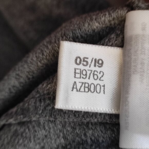 Adidas sweatpants women's size L grey colour with 3 black stripes straight leg - Picture 8 of 14